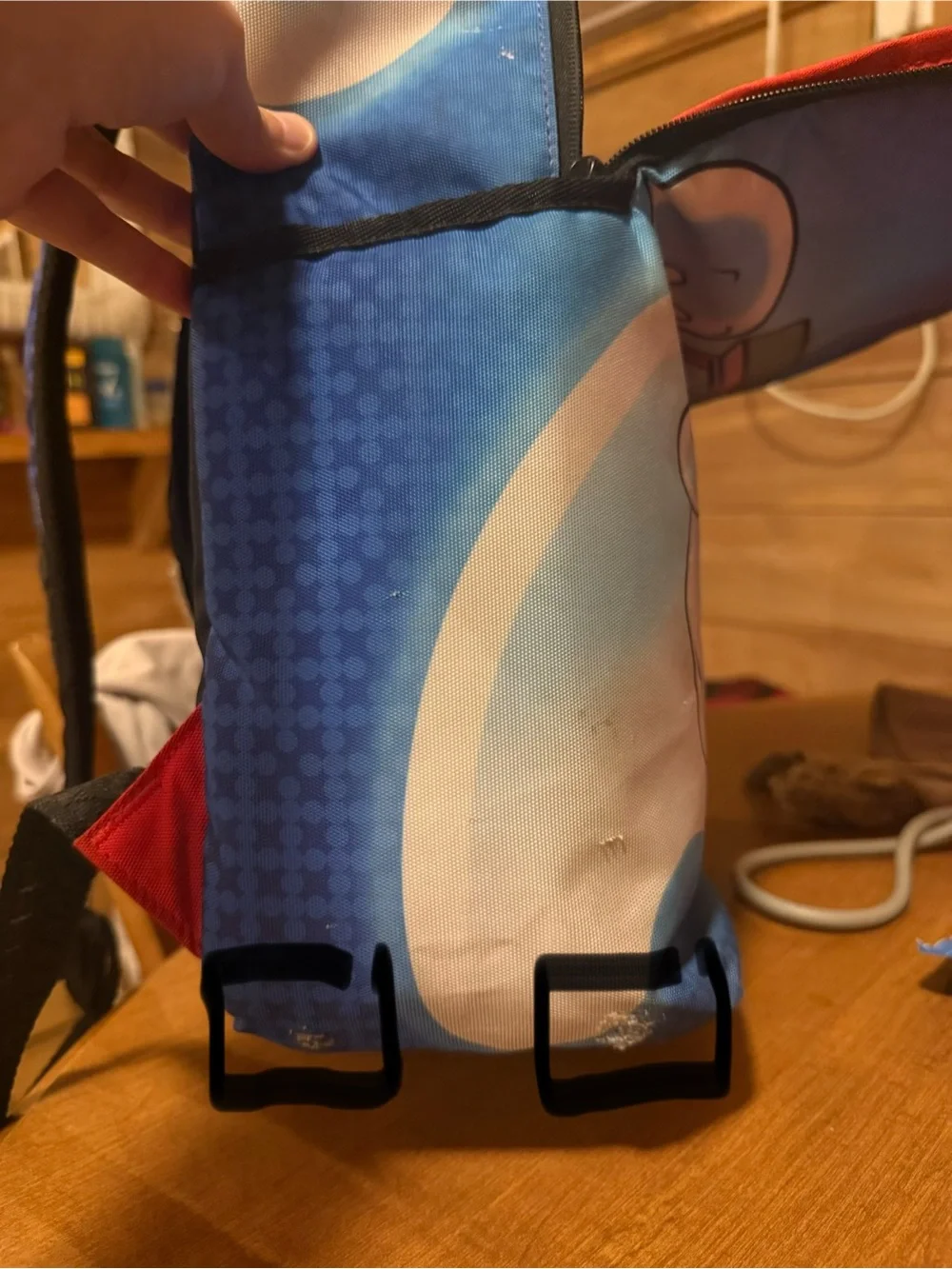Sprayground Blue Casper Arcade Graphic Backpack